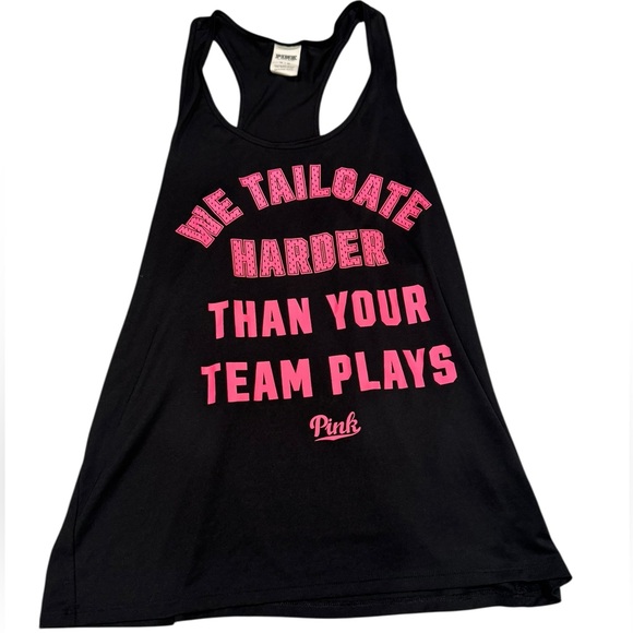 Victoria's Secret Tops - Victoria's Secret PINK Black Tank Top